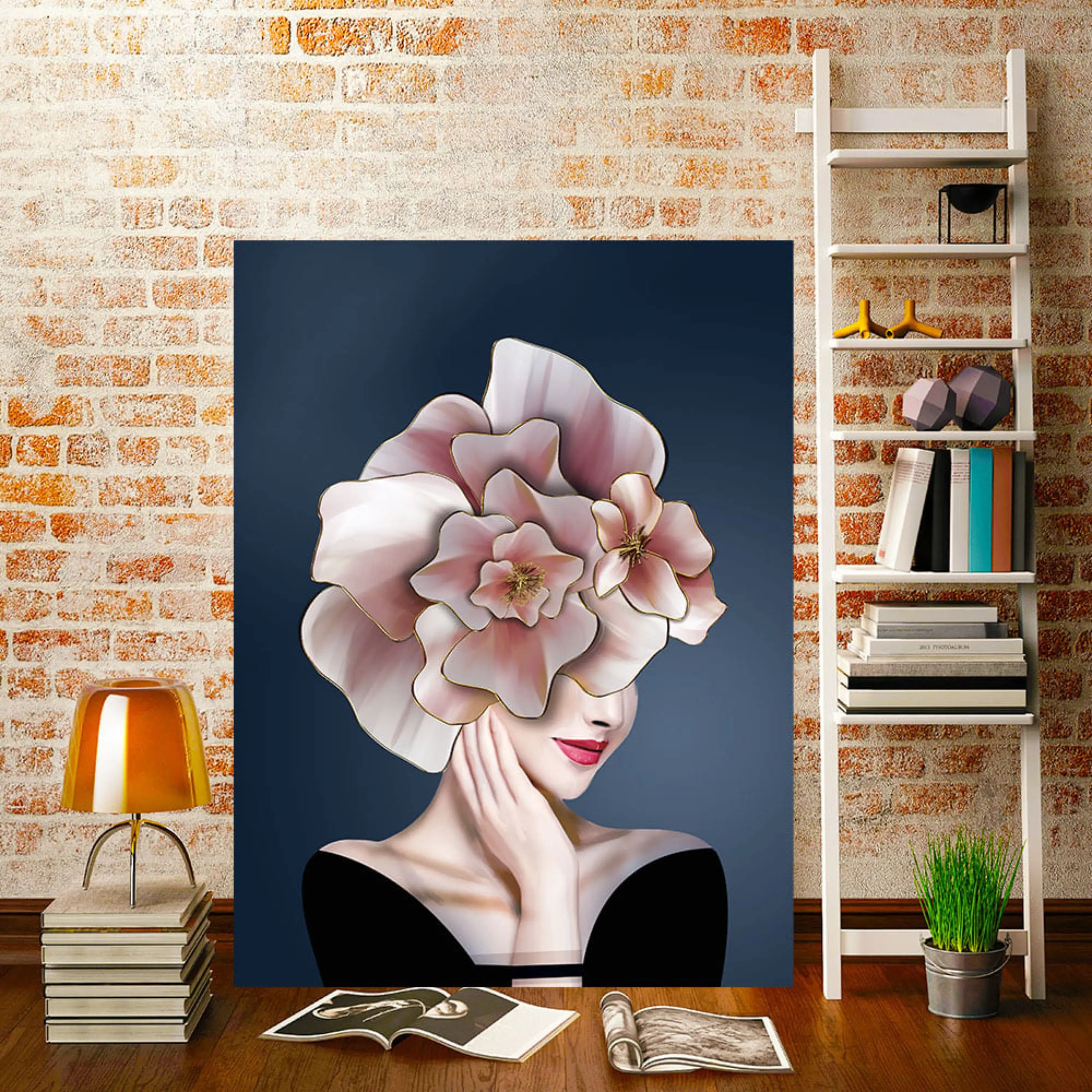 تابلو دکوراتیو (1403 -rosegold )
