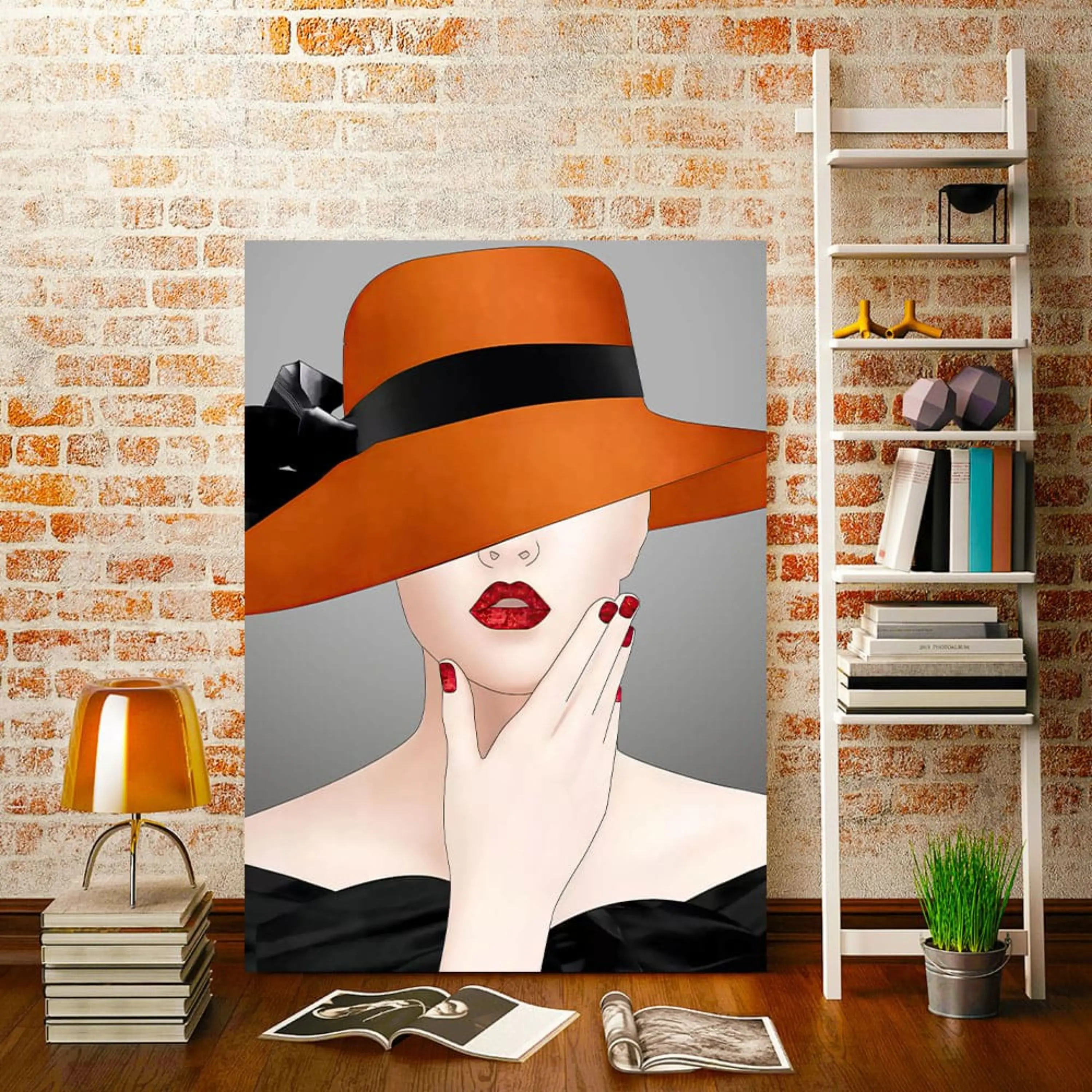 تابلو دکوراتیو ( 1460-rosegold )