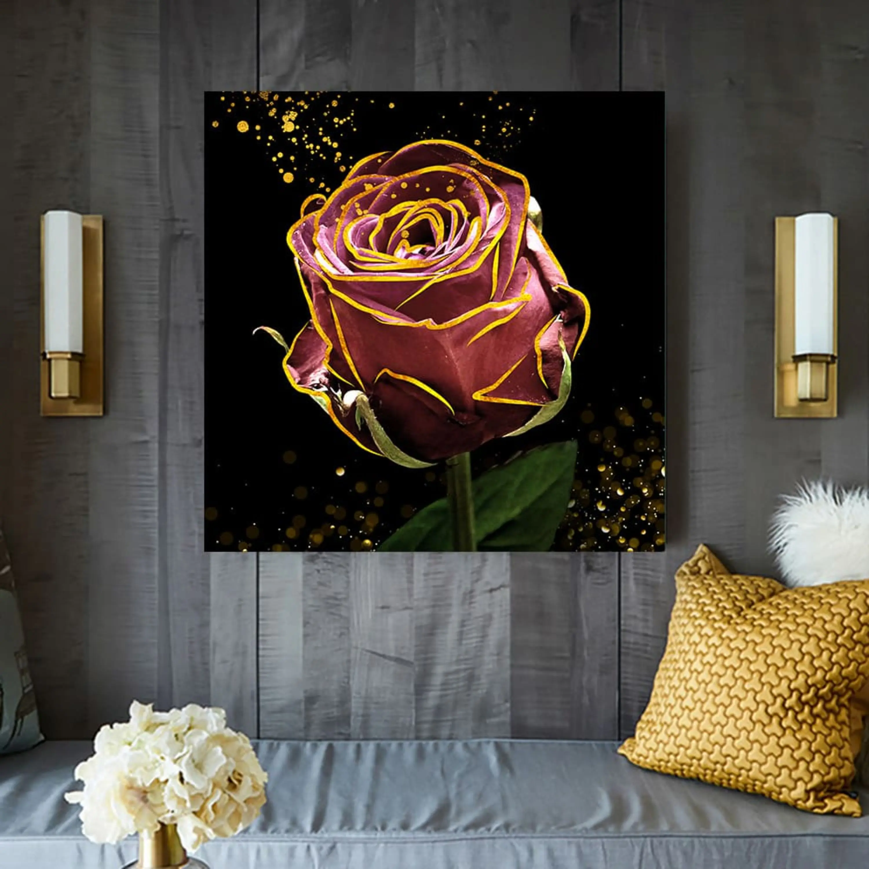 تابلو دکوراتیو ( 1533-rosegold )