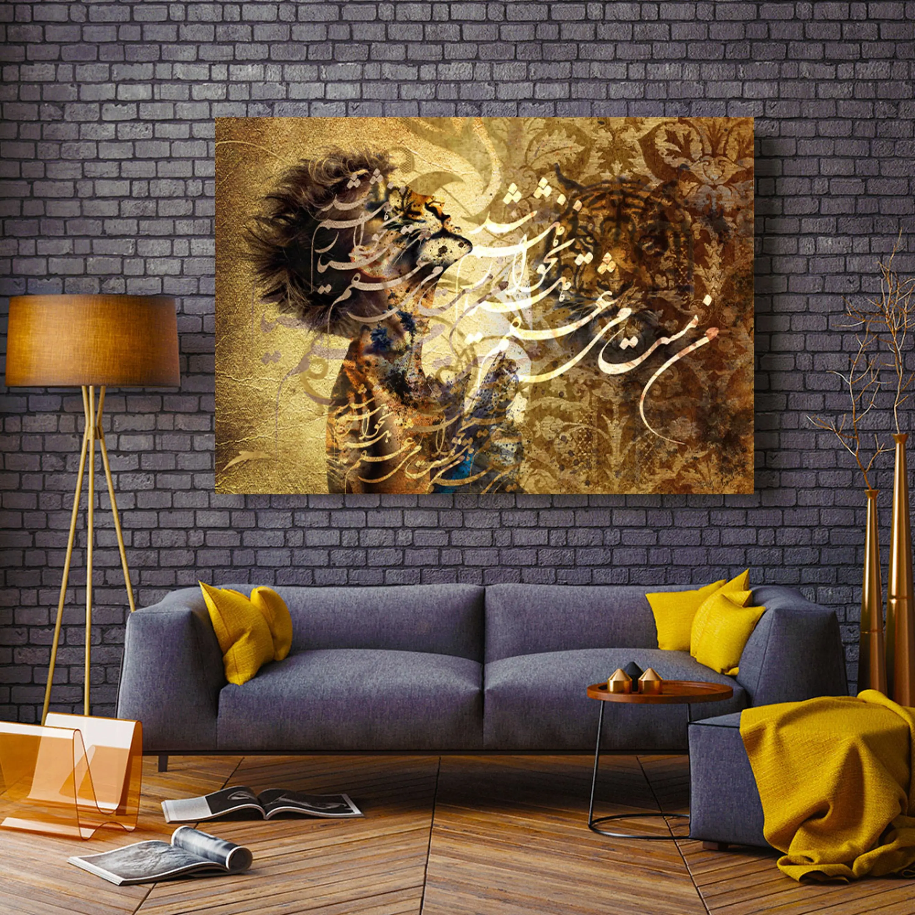 تابلو خط ( 1778-rosegold )
