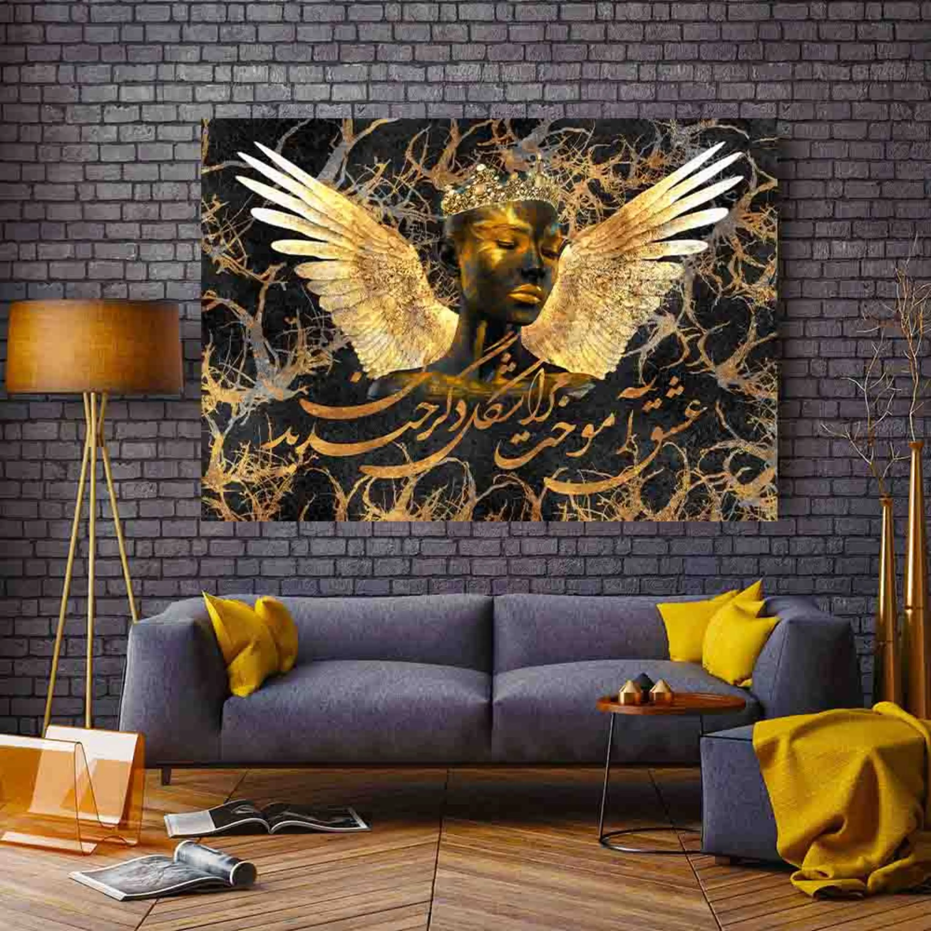تابلو خط ( 1689-rosegold )