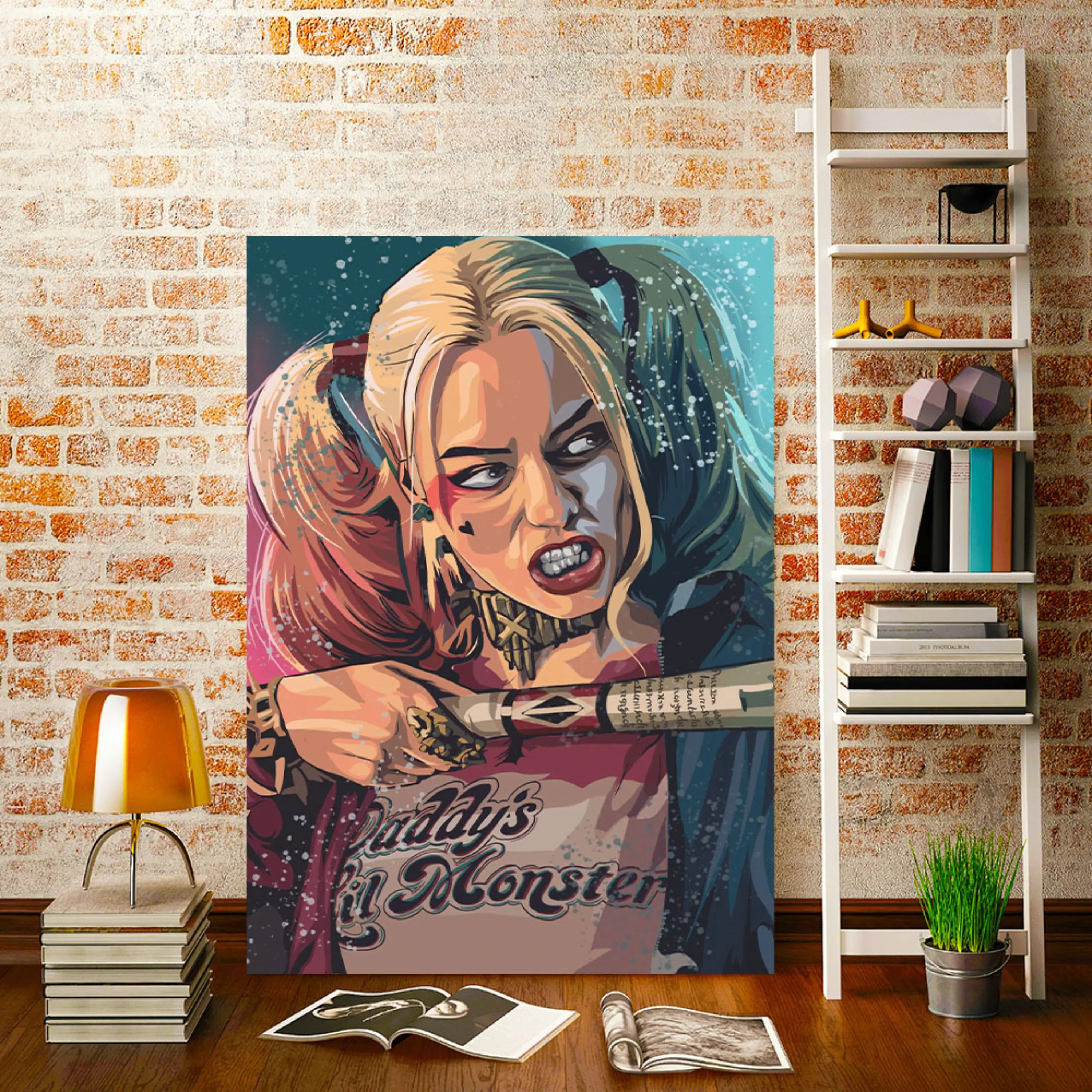 تابلو هارلی کویین ( 940-rosegold )