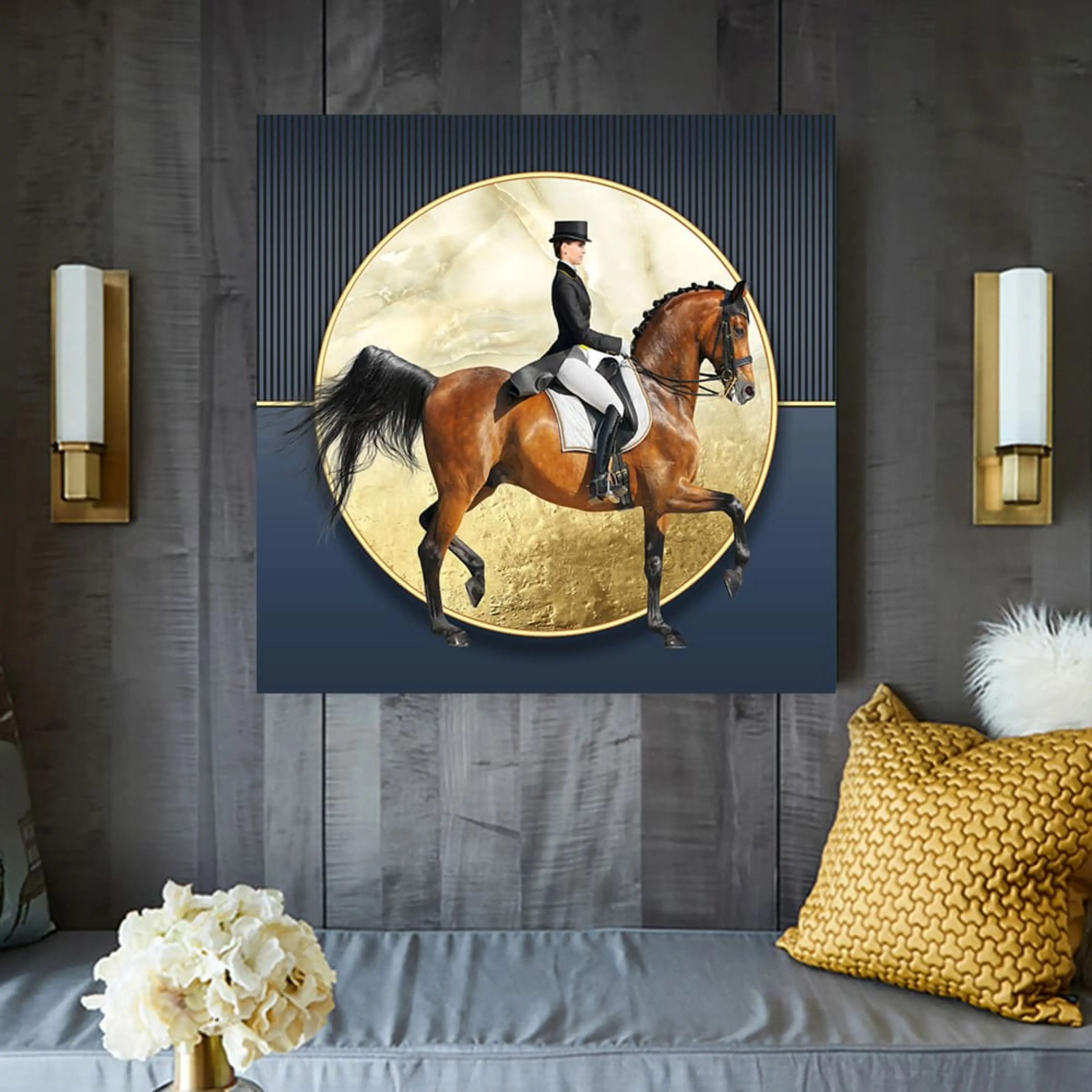 تابلو دکوراتیو ( 1530-rosegold )
