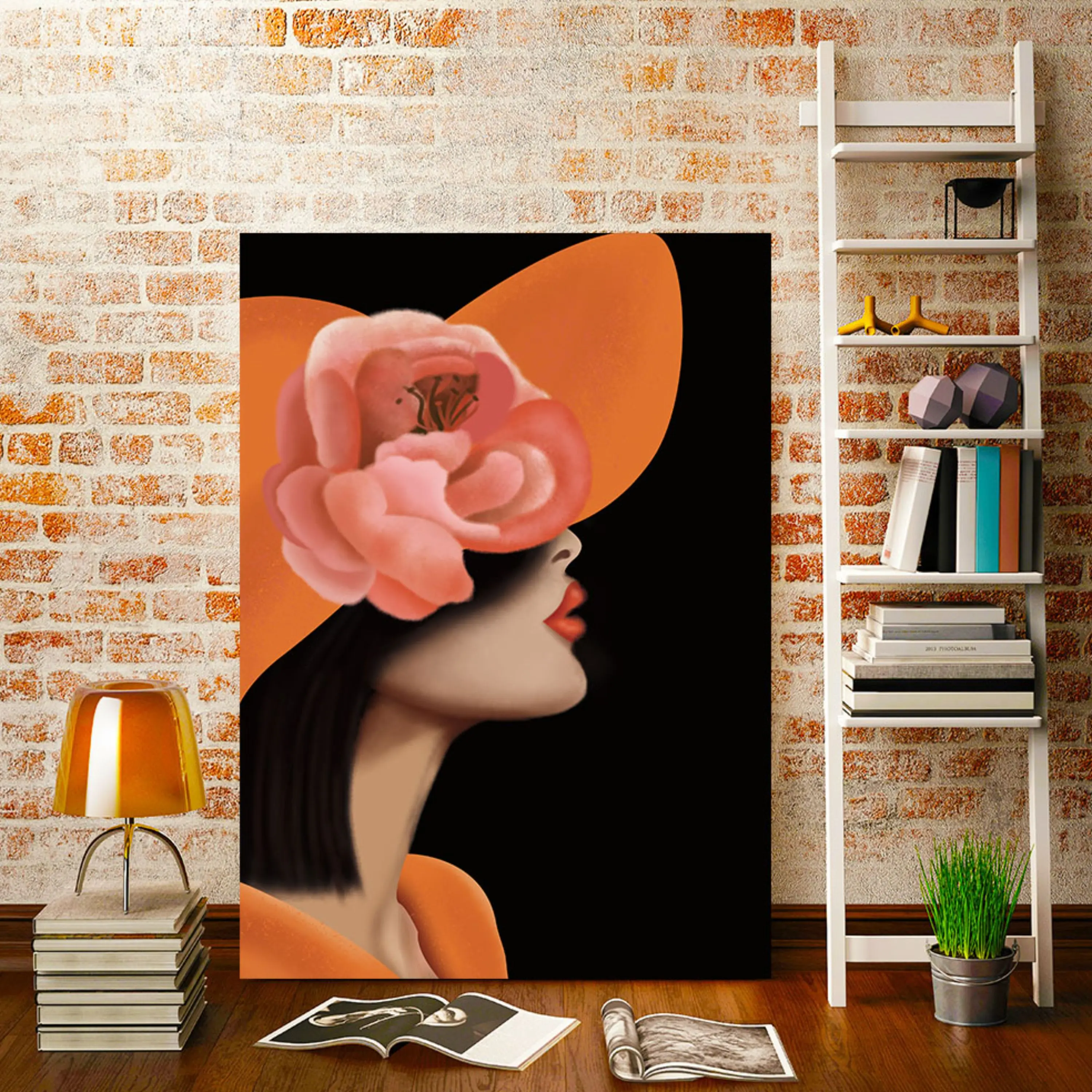 تابلو دکوراتیو ( 1121-rosegold )