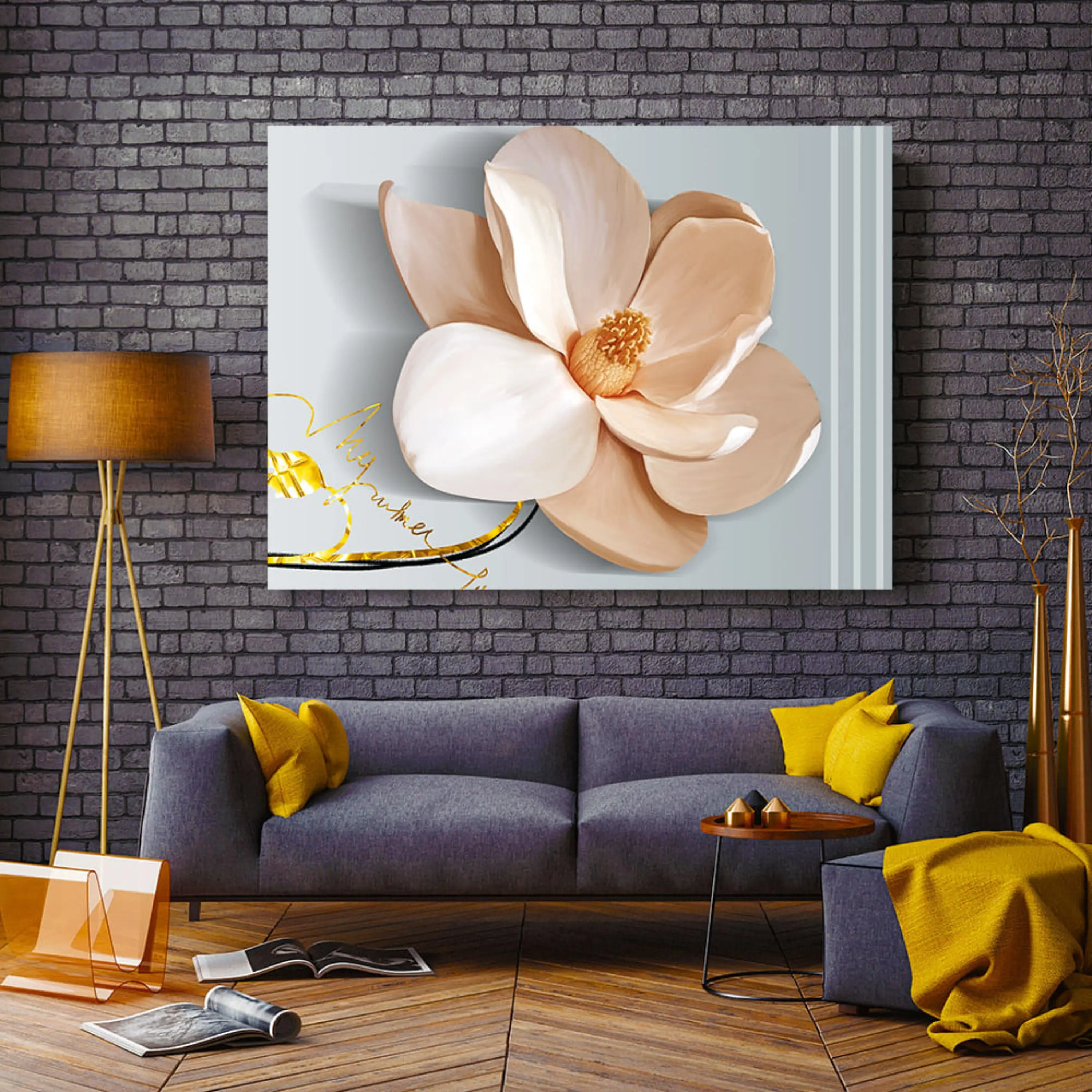 تابلو دکوراتیو ( 1508-rosegold )