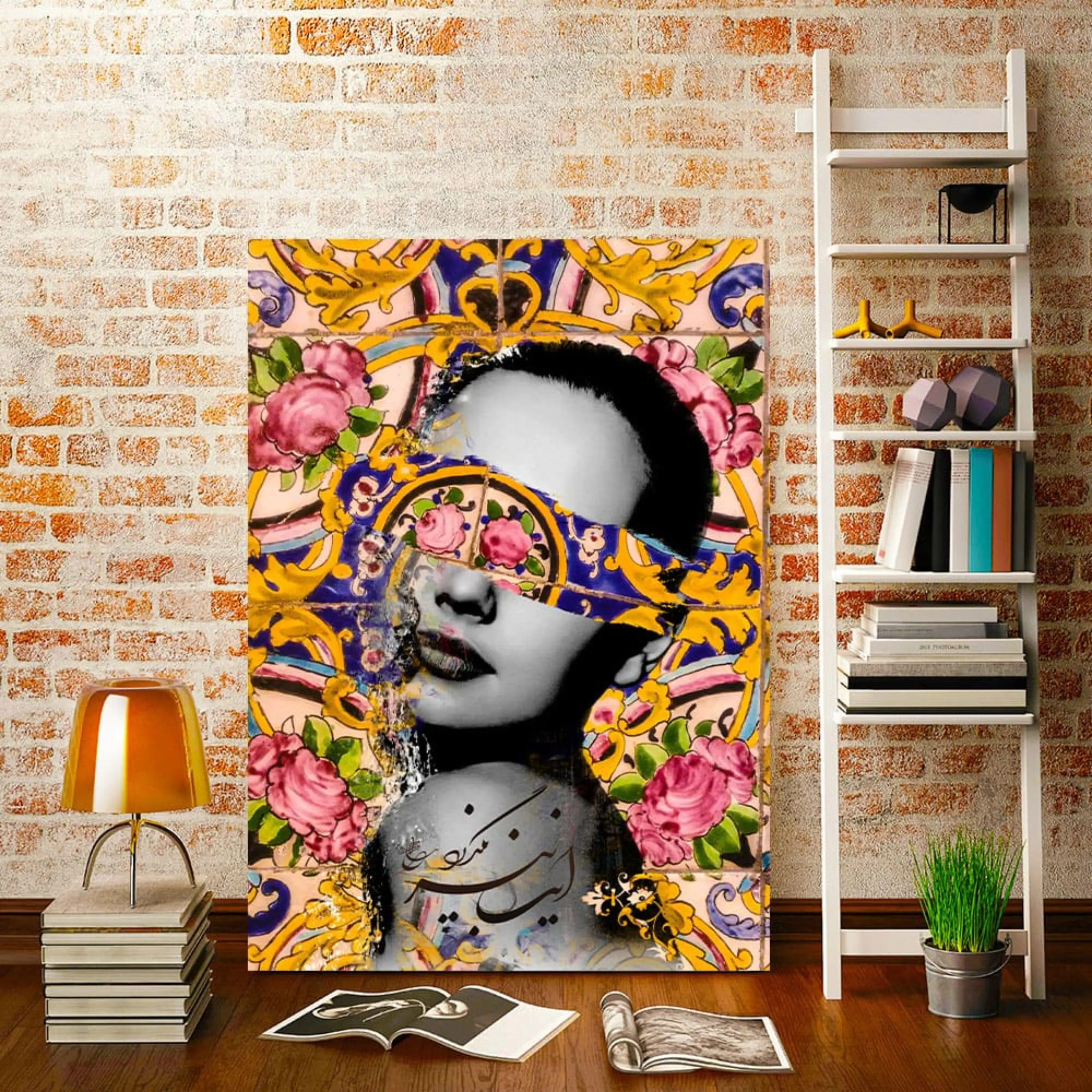تابلو خط ( 1650-rosegold )