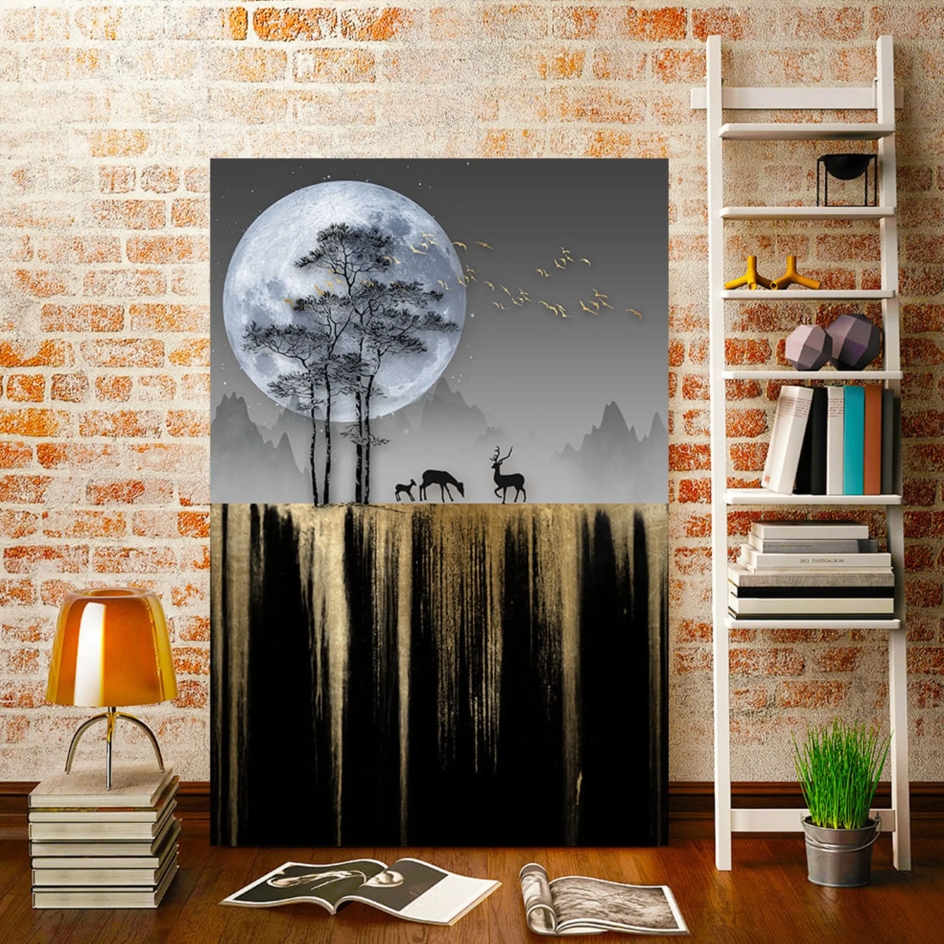 تابلو دکوراتیو ( 1391-rosegold )