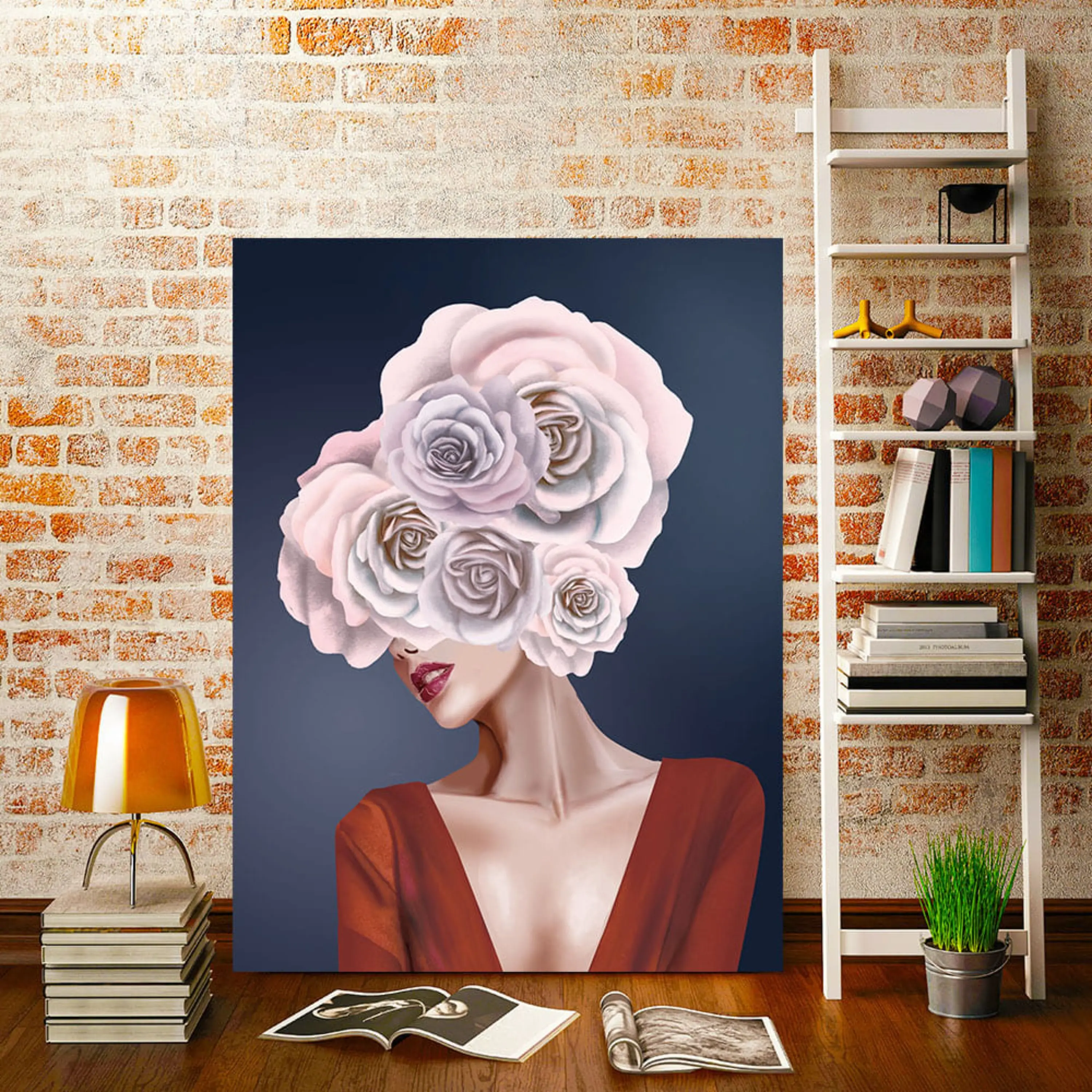 تابلو دکوراتیو ( 1402-rosegold )
