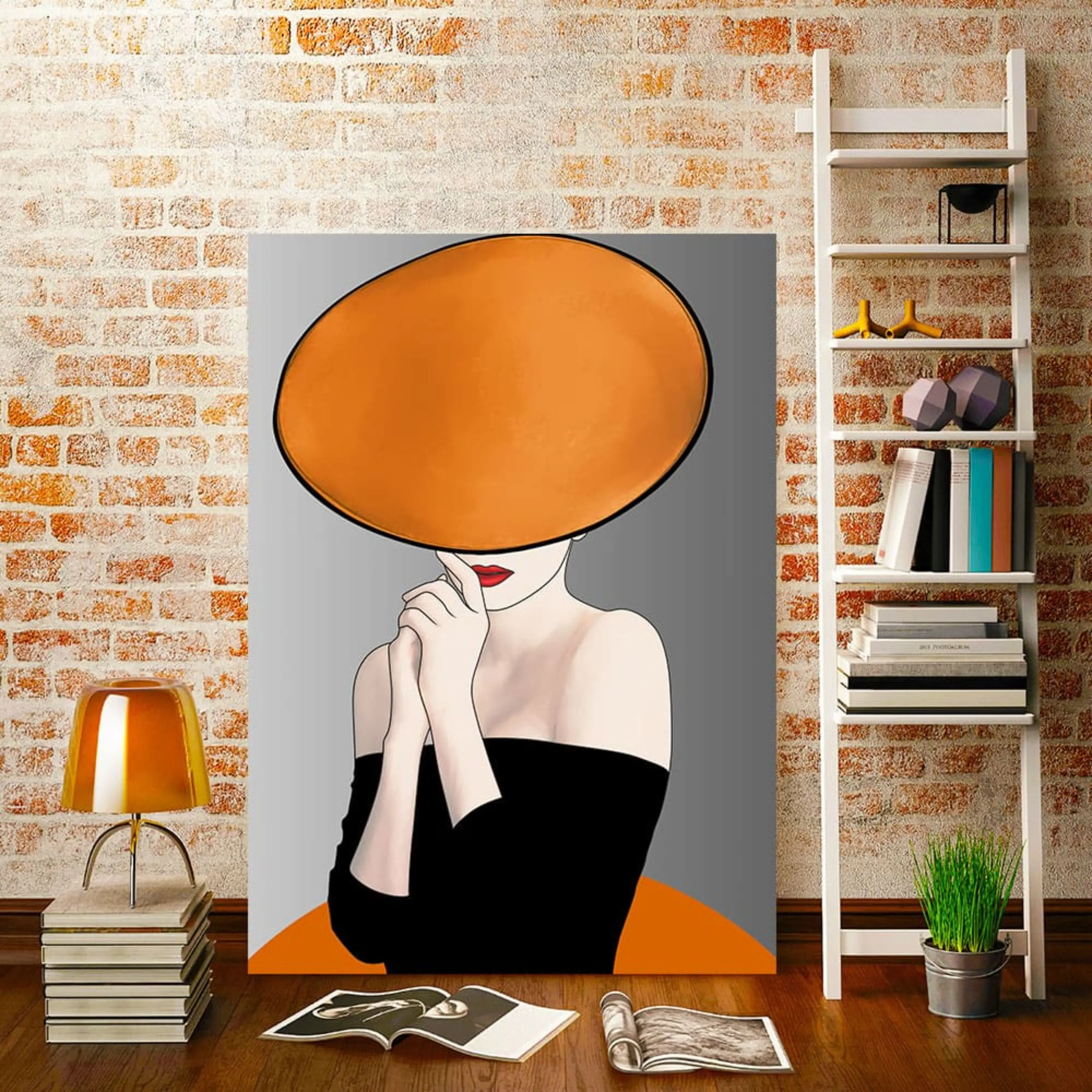 تابلو دکوراتیو ( 1359-rosegold )