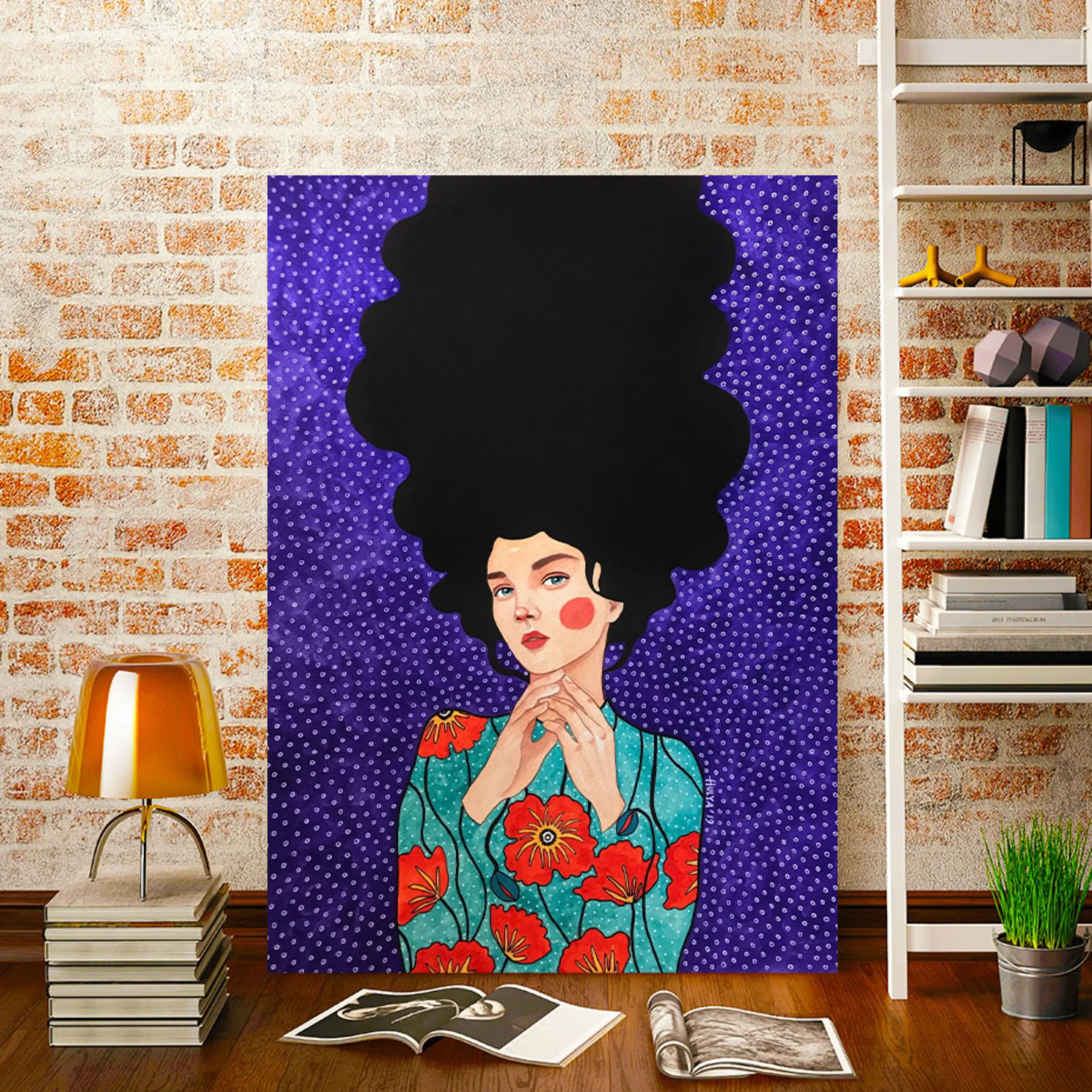 تابلو فانتزی ( 1204-rosegold )