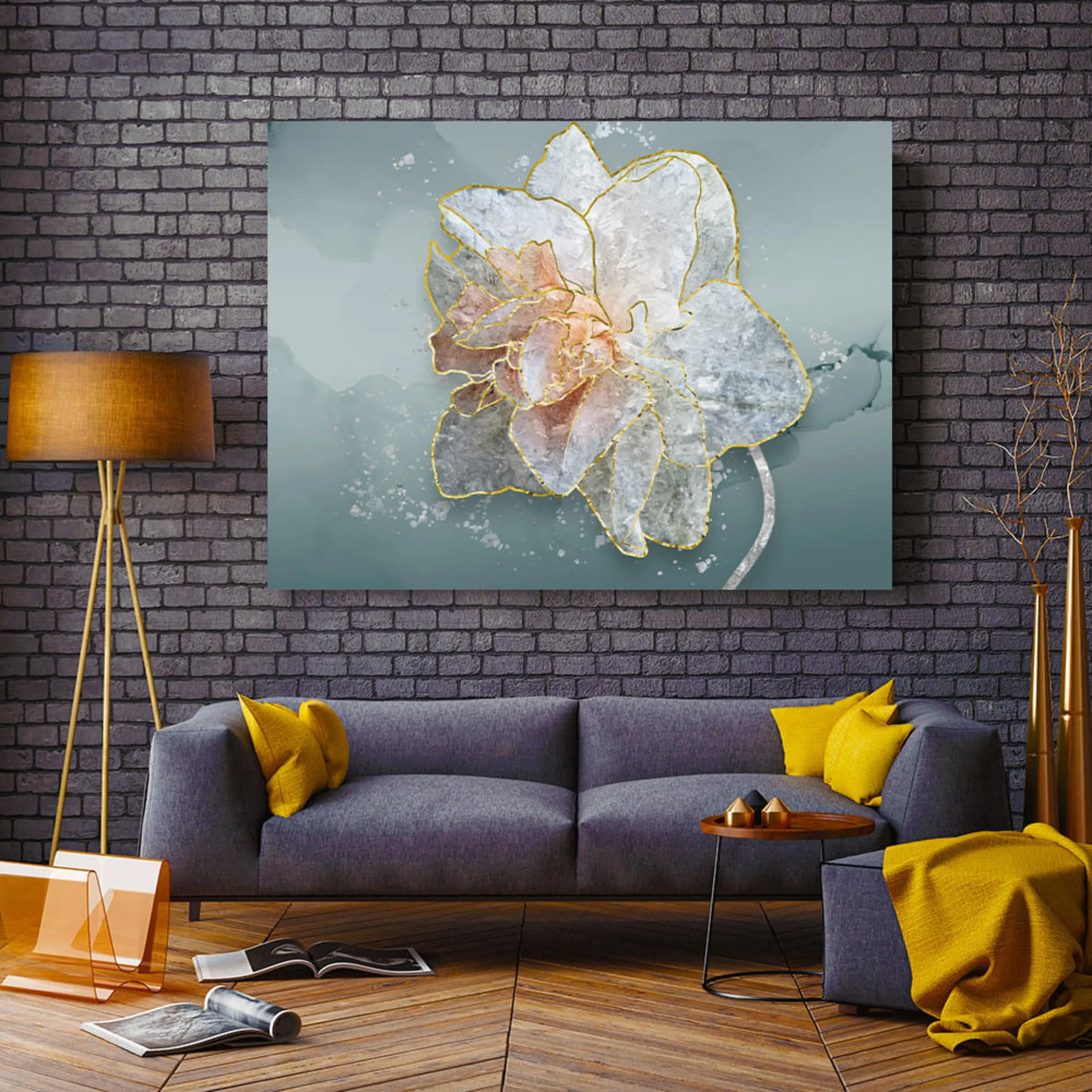 تابلو دکوراتیو ( 1511-rosegold )