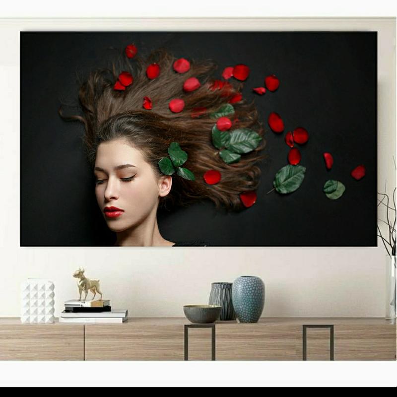 پوستر  دیواری طرح دختر گل