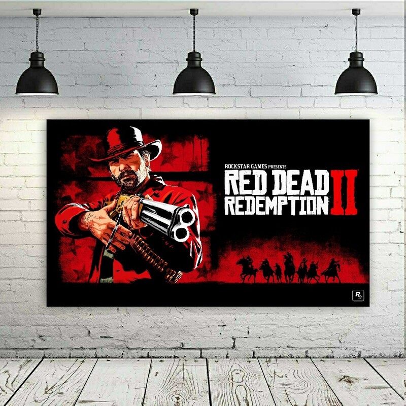 تابلو بوم طرح red dead کد c2